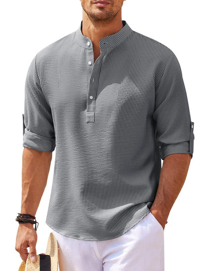 Luther - Camisa de Cuadros para Hombre - Casual y Moderna