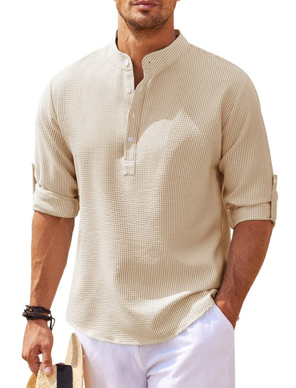 Luther - Camisa de Cuadros para Hombre - Casual y Moderna