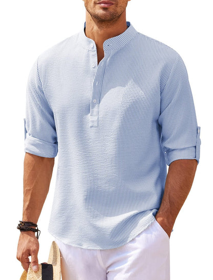 Luther - Camisa de Cuadros para Hombre - Casual y Moderna