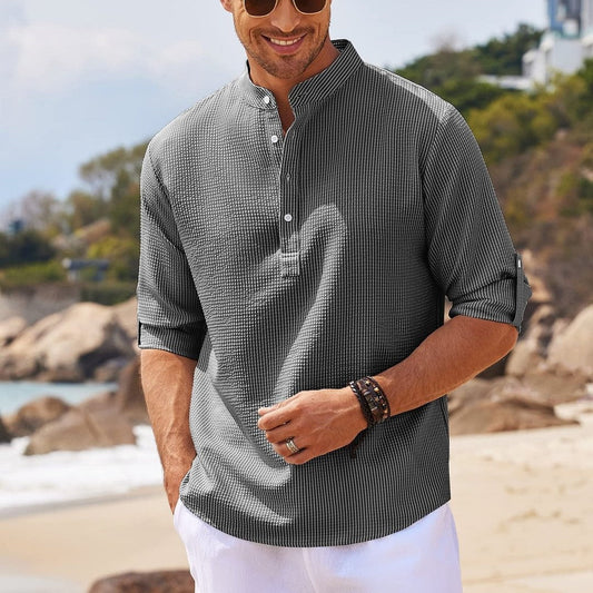 Luther - Camisa de Cuadros para Hombre - Casual y Moderna